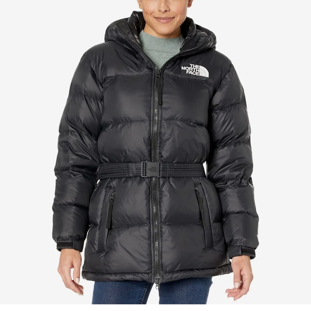 North Face Nuptse Belted Mid Black